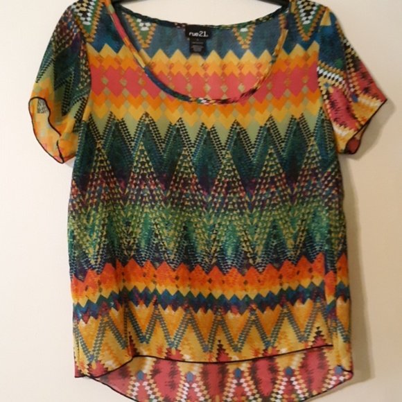 Rue21 Tops - Rue  21 Semi Sheer Top